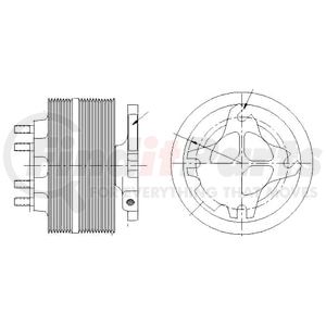 1077-09083-01BX by KIT MASTERS - Kysor-Style Hub - Remanufactured