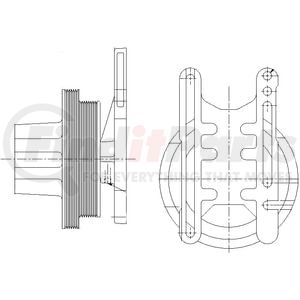 1077-09067-03X by KIT MASTERS - Kysor-Style Hub - Remanufactured