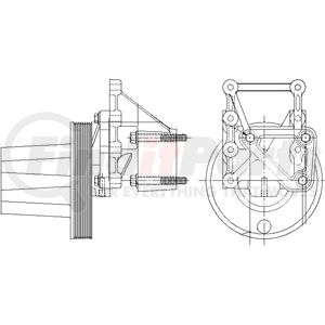 1077-09118-03X by KIT MASTERS - Kysor-Style Hub - Remanufactured
