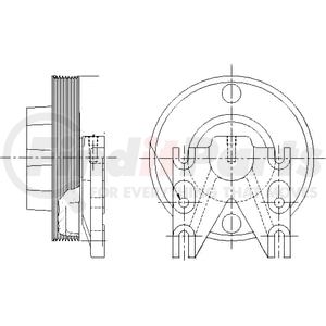 1077-09116-08X by KIT MASTERS - Kysor-Style Hub - Remanufactured