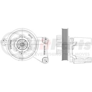 1077-09246-01X by KIT MASTERS - Kysor-Style Hub - Remanufactured