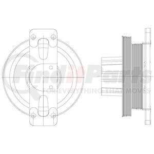 1077-09283-01X by KIT MASTERS - Kysor-Style Hub - Remanufactured