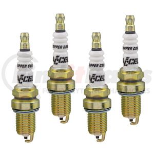 0786-4 by ACCEL - U-Groove Resistor Spark Plug
