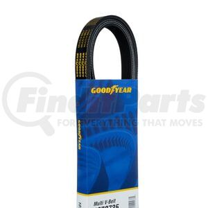 1070530 by GOODYEAR BELTS - Serpentine Belt - Multi V-Belt, 53 in. Effective Length, Polyester