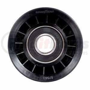 57563 by GOODYEAR BELTS - Accessory Drive Belt Idler Pulley - FEAD Pulley, 2.75 in. Outside Diameter, Thermoplastic