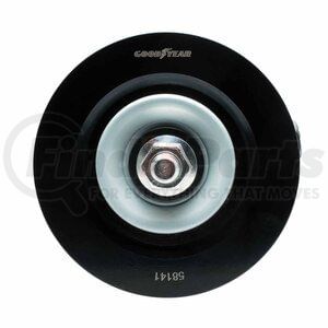 58141 by GOODYEAR BELTS - Accessory Drive Belt Idler Pulley - FEAD Pulley, 3.93 in. Outside Diameter, Steel