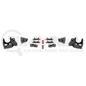 FTS92025 by FABTECH - Track Bar Bracket; Rear; For Use w/Fabtech Rear Leaf Springs Or AMP Steps;