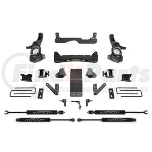 K1202M by FABTECH - Performance Lift System w/Shocks; 4 in. Lift; w/Stealth Shocks;