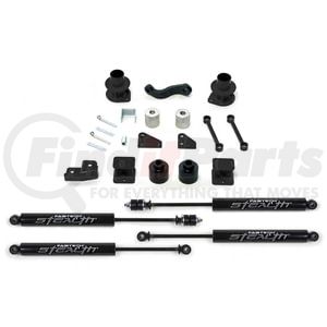 K4037M by FABTECH - Basic Lift System w/Shocks; w/Stealth Monotube Shocks; 3 in. Lift;