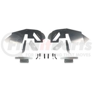 K4186 by FABTECH - Tube Fenders; Front; For PN[FTS24271/FTS24287];