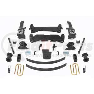 K7034 by FABTECH - Basic Lift System w/Shocks; Rear for 6 in. Lift System;