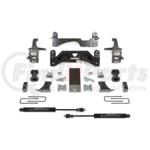 K7054M by FABTECH - Coil Spacer System; 6 In. Lift; Incl. Rear Stealth Shocks;