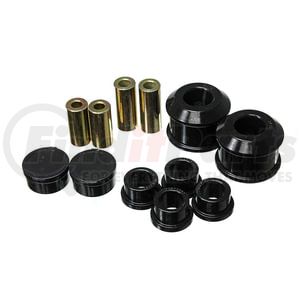 16-3122G by ENERGY SUSPENSION - Control Arm Bushing Set; Black; Front; Performance Polyurethane;