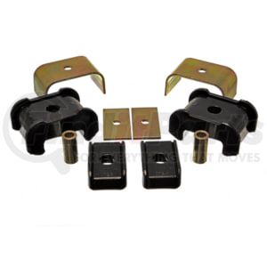 31106G by ENERGY SUSPENSION - Transmission Mount; Black; Zinc Finish; Performance Polyurethane;