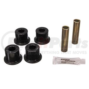 32125G by ENERGY SUSPENSION - Shackle Eye Set; Black; w/1.75 in. OD Frame Shackle; Performance Polyurethane;
