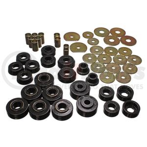 Energy Suspension 34138G Body Mount Set Body Mount Set; Black; Performance Polyurethane;
