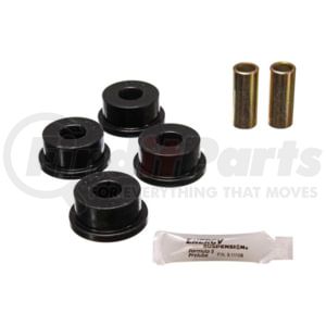 37106G by ENERGY SUSPENSION - Track Arm Bushing Set; Black; Rear; Performance Polyurethane;