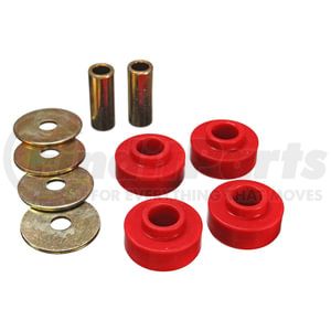 4.1126R by ENERGY SUSPENSION - Differential Carrier Bushing Set; Red; Performance Polyurethane;