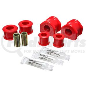 45195R by ENERGY SUSPENSION - Sway Bar Bushing Set; Red; Rear; For Use w/24mm Sway Bar; Incl. Sway Bar End Link Bushings; Performance Polyurethane;