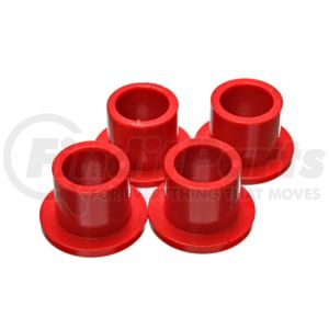 Energy Suspension 510103R Rack and Pinion Mount Bushing Rack And Pinion Bushing Set; Red; Performance Polyurethane;