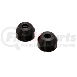 913119G by ENERGY SUSPENSION - Tie Rod Dust Boot; Black; Round Style; Largest Dia. Taper 0.65 in./16.6mm; Socket Top Dia. 1 5/8 in./41.3mm; 2 Pack;