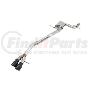 AWE 3020-23028 Exhaust System Kit AWE Track Edition Exhaust for MK6 GLI 2.0T - MK6 Jetta 1.8T - Diamond Black Tips