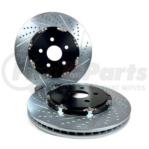 2302076 by BAER - Baer Brakes EradiSpeed+ Rear 2-piece Performance Brake Rotors, SDZ