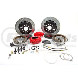 4262263B by BAER - Baer Brakes 13" SS4+ Rear Brake Kit, Black, SDZ