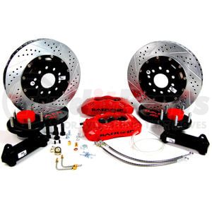 4301337R by BAER - Baer Brakes 14" Pro+ Front Brake Kit, Red, SDZ, Std. Studs