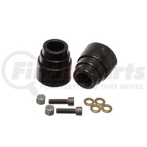 99156G by ENERGY SUSPENSION - Leaf Spring Bushing Set; Black; Rear; Overload Spring Snubber Set; Performance Polyurethane;