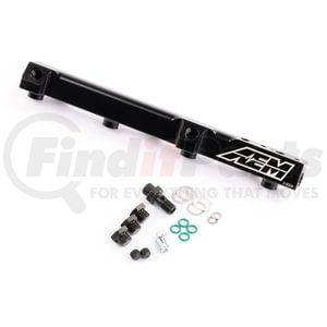 25-104BK by AEM ELECTRONICS - AEM High Volume Fuel Rail. Black. Honda