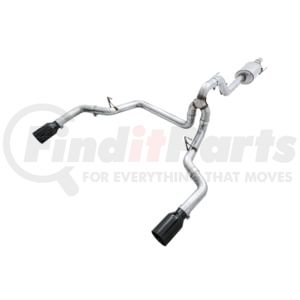 3015-33120 by AWE - AWE 0FG Dual Exit Exhaust for 15+ F-150 - 5 Diamond Black Tips"