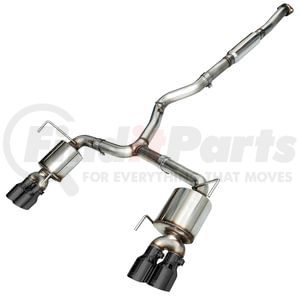 AWE 3015-43102 Exhaust System Kit AWE Touring Edition Exhaust for 2015+ VA WRX Sedan - Diamond Black Quad Tips (102mm)
