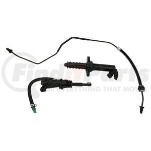 Crown 52060132K Clutch Master and Slave Cylinder Assembly Clutch Hydraulic Kit for 2007-2011 Jeep JK Wrangler LHD