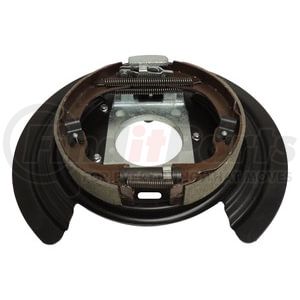Crown 52125175AA Parking Brake Assembly Backing Plate Assembly; Rear; Incl. Backing Plate w/Shield/Parking Brake