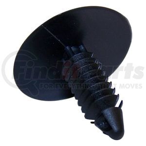 Crown 6506293AA Push-In Fastener Push Pin; Black; Plastic; Multiple Uses;