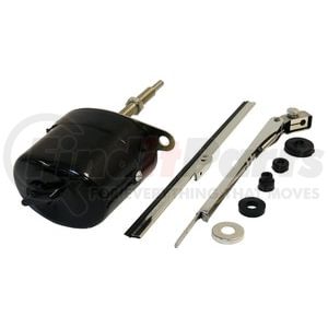 12V by CROWN - Wiper Motor Kit; 12 Volt Motor; Incl. Motor/Arm/Blade/Mounting Grommets;