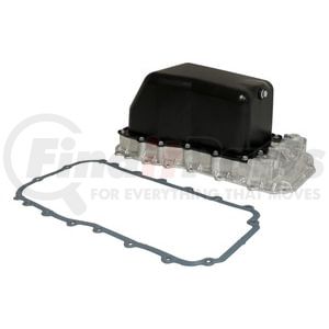 4666153K by CROWN - Engine Oil Pan Kit; Incl. Upper And Lower Oil Pan/Oil Pan To Engine Block Gasket;