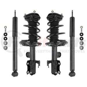 4-11803-259050-001 by UNITY AUTOMOTIVE - Front and Rear Suspension Strut and Coil Spring Assembly Shock Absorber Kit