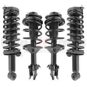 Unity Automotive 4-11851-15850-001 Suspension Strut Assembly Kit Front and Rear Suspension Strut and Coil Spring Assembly Kit