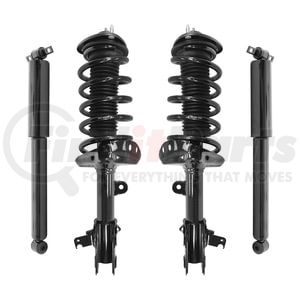 4-11901-250050-001 by UNITY AUTOMOTIVE - Front and Rear Suspension Strut and Coil Spring Assembly Shock Absorber Kit