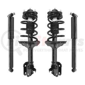 4-11903-250050-001 by UNITY AUTOMOTIVE - Front and Rear Suspension Strut and Coil Spring Assembly Shock Absorber Kit