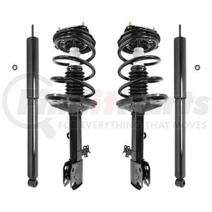4-11891-259820-001 by UNITY AUTOMOTIVE - Front and Rear Suspension Strut and Coil Spring Assembly Shock Absorber Kit