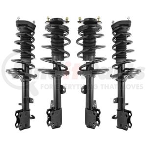Unity Automotive 4-11935-15411-001 Suspension Strut Assembly Kit Front and Rear Suspension Strut and Coil Spring Assembly Kit