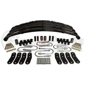 LSK4 by CROWN - Leaf Spring Kit; 1-1.5 in. Lift; Incl. Pivot Bushings/U-Bolts/Set Of 4 RT Off-Road Shackles;