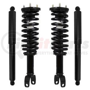 Unity Automotive 4-11094-256400-001 Suspension Strut and Shock Absorber Assembly Kit Front and Rear Suspension Strut and Coil