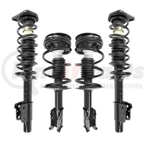 Unity Automotive 4-11110-15130-001 Suspension Strut Assembly Kit Front and Rear Suspension Strut and Coil Spring Assembly Kit