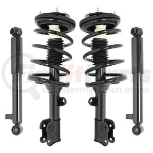 Unity Automotive 4-11285-259170-001 Suspension Strut and Shock Absorber Assembly Kit Front and Rear Suspension Strut and Coil