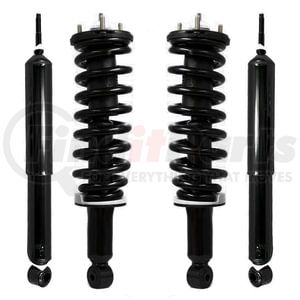 4-11381-254090-001 by UNITY AUTOMOTIVE - Front and Rear Suspension Strut and Coil Spring Assembly Shock Absorber Kit