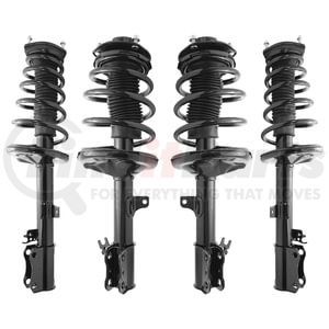 Unity Automotive 4-11477-15931-001 Suspension Strut Assembly Kit Front and Rear Suspension Strut and Coil Spring Assembly Kit